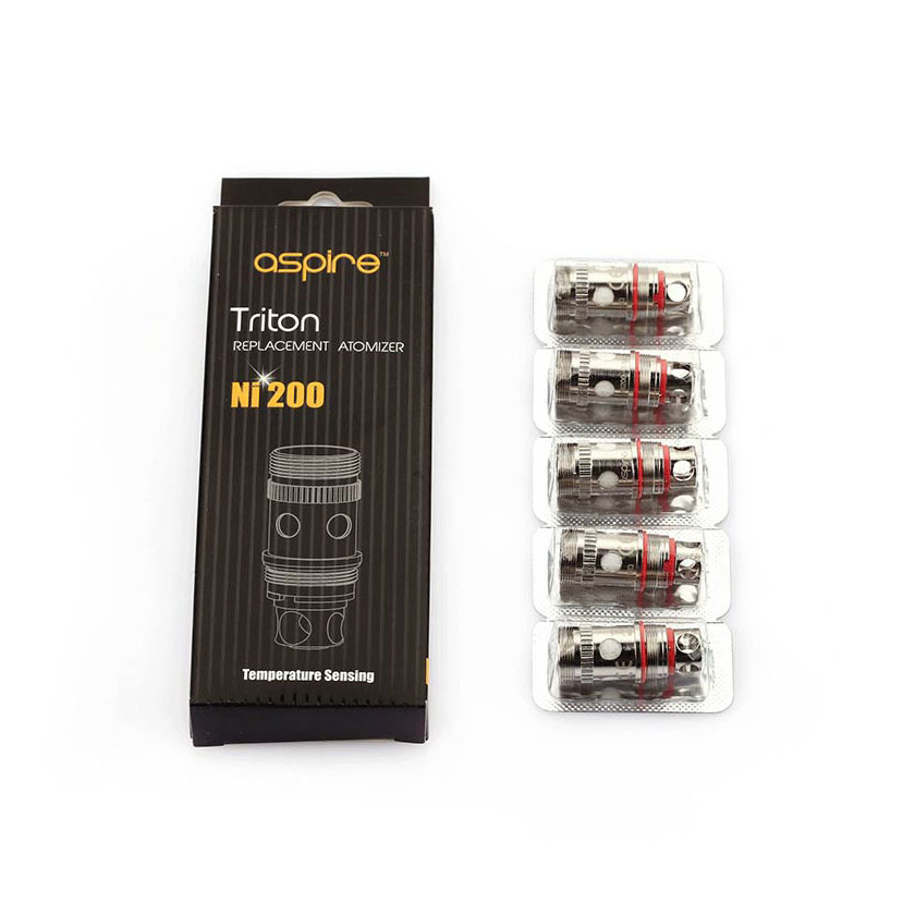 5pc Ni200 TC Coils for Aspire Triton 2 & Triton & Atlantis & Atlantis 2 & Atlantis Mega