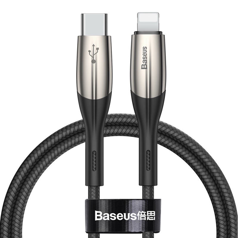 Baseus Horizontal Line Series Flash Charging Data Type-C To Lightning PD 18W (L=1M) Cable