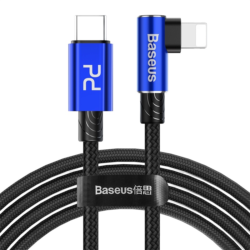 Baseus MVP Elbow Mobile Game Flash Charging Cable Type-C To lightning 18W(L=1M)