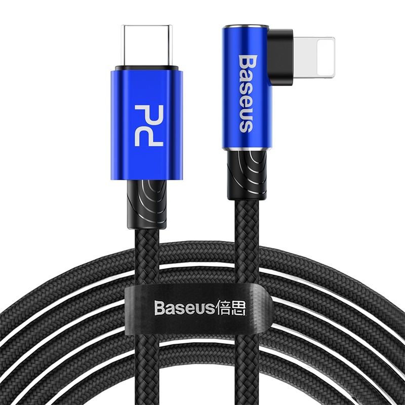 Baseus MVP Elbow Mobile Game Flash Charging Cable Type-C To lightning 18W(L=2M)