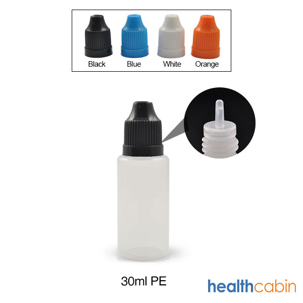 30ml PE Empty Dropper Bottle With Long Tip for E-liquid
