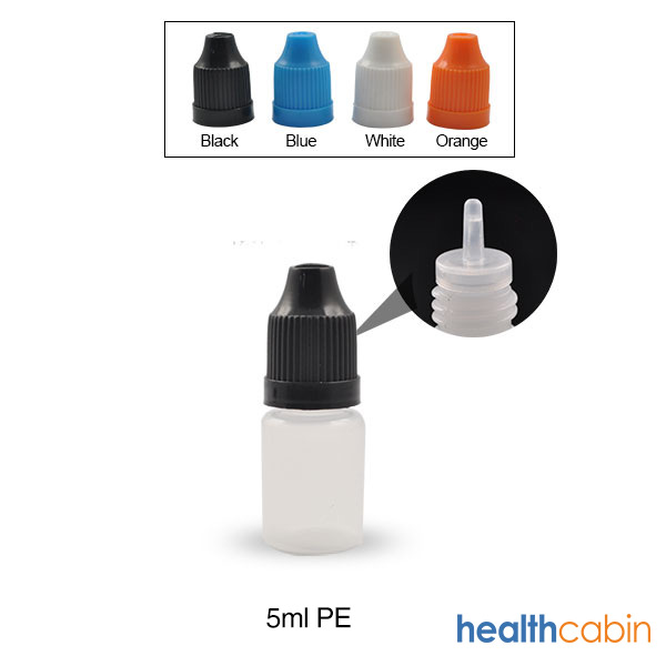 5ml PE Empty Dropper Bottle With Long Tip for E-liquid