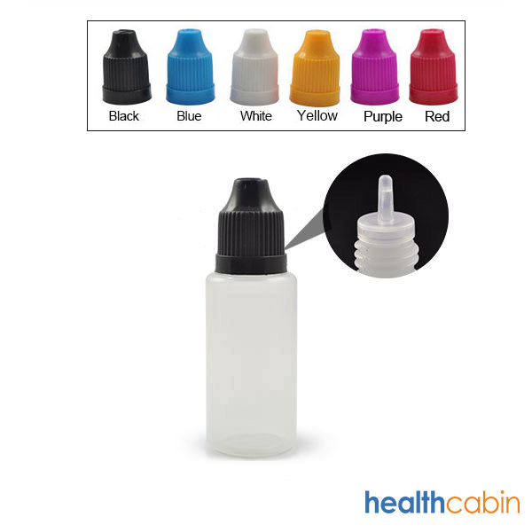 10Pcs 15ml Ejuice Bottle With Childproof Cap