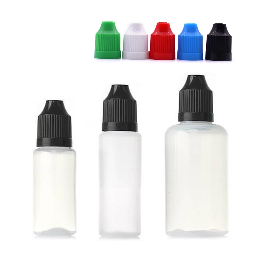 100pcs PE Empty Squeezable Ejuice Bottles With Childproof 3ml/5ml/10ml/15ml/20ml/30ml/50ml/60ml/100ml/120ml 