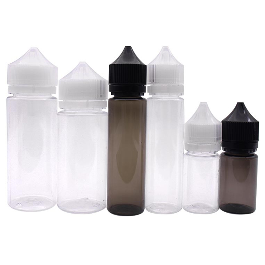 (50pcs/ 100pcs)V2 Chubby Gorilla Style Unicorn Juice Bottle with CRC 30ml/60ml/100ml/120ml