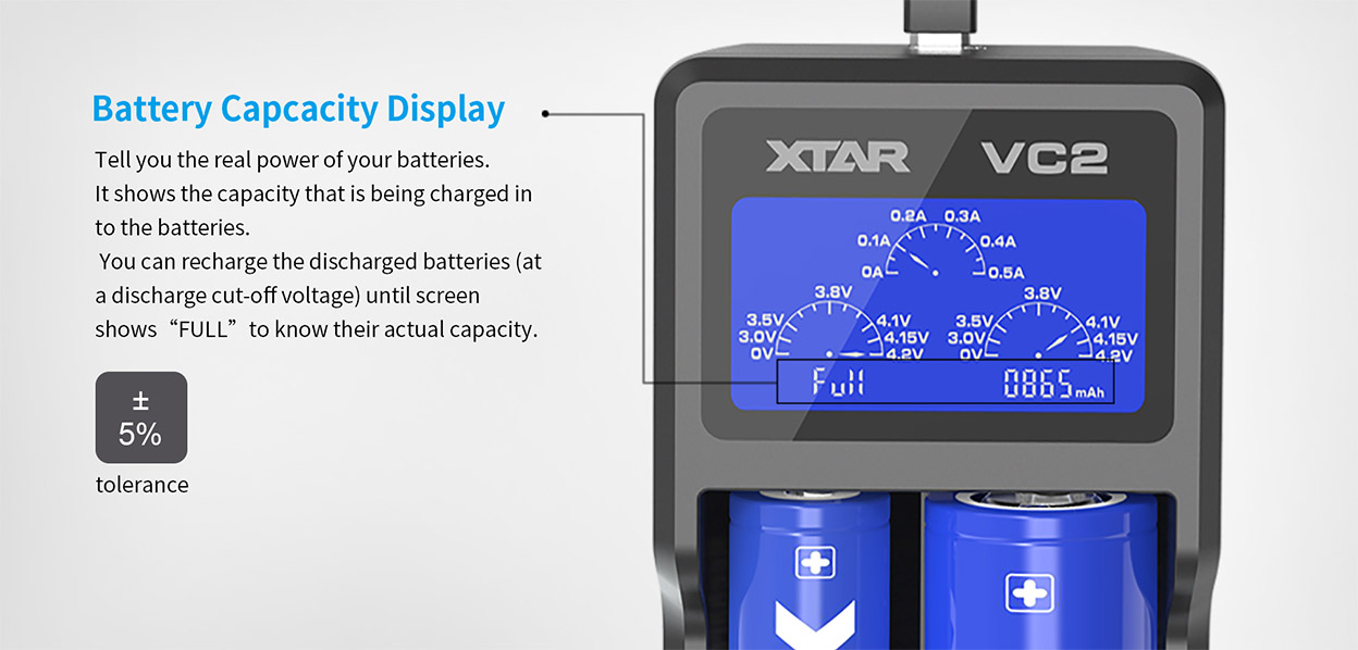 XTAR VC2 Charger