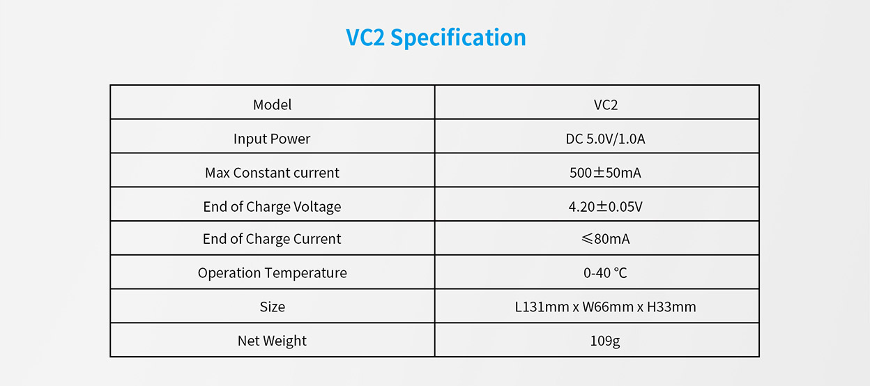 XTAR VC2 Charger