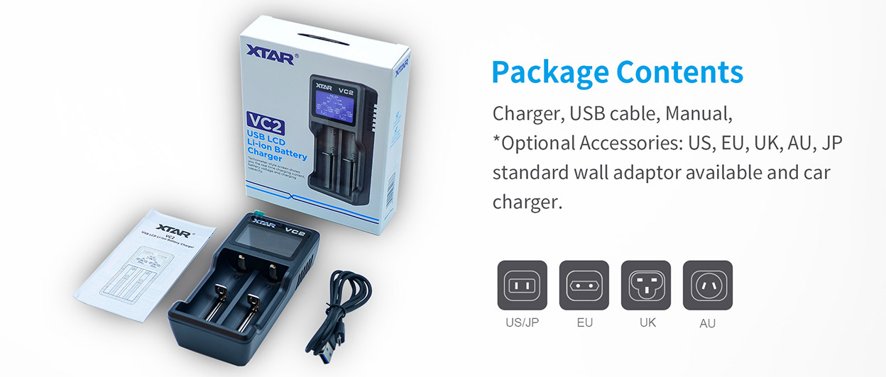 XTAR VC2 Charger