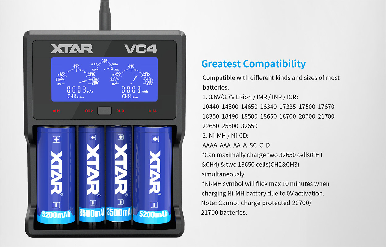 XTAR VC4 Charger