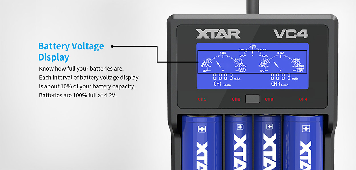 XTAR VC4 Charger