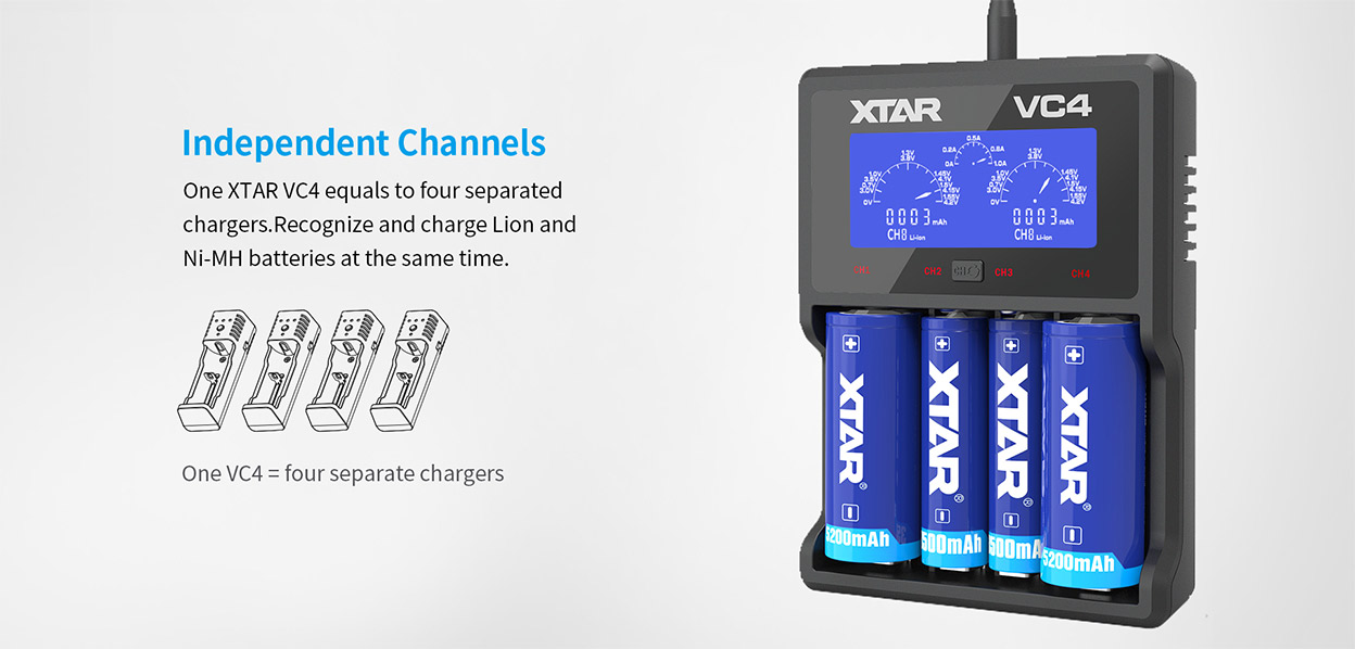 XTAR VC4 Charger