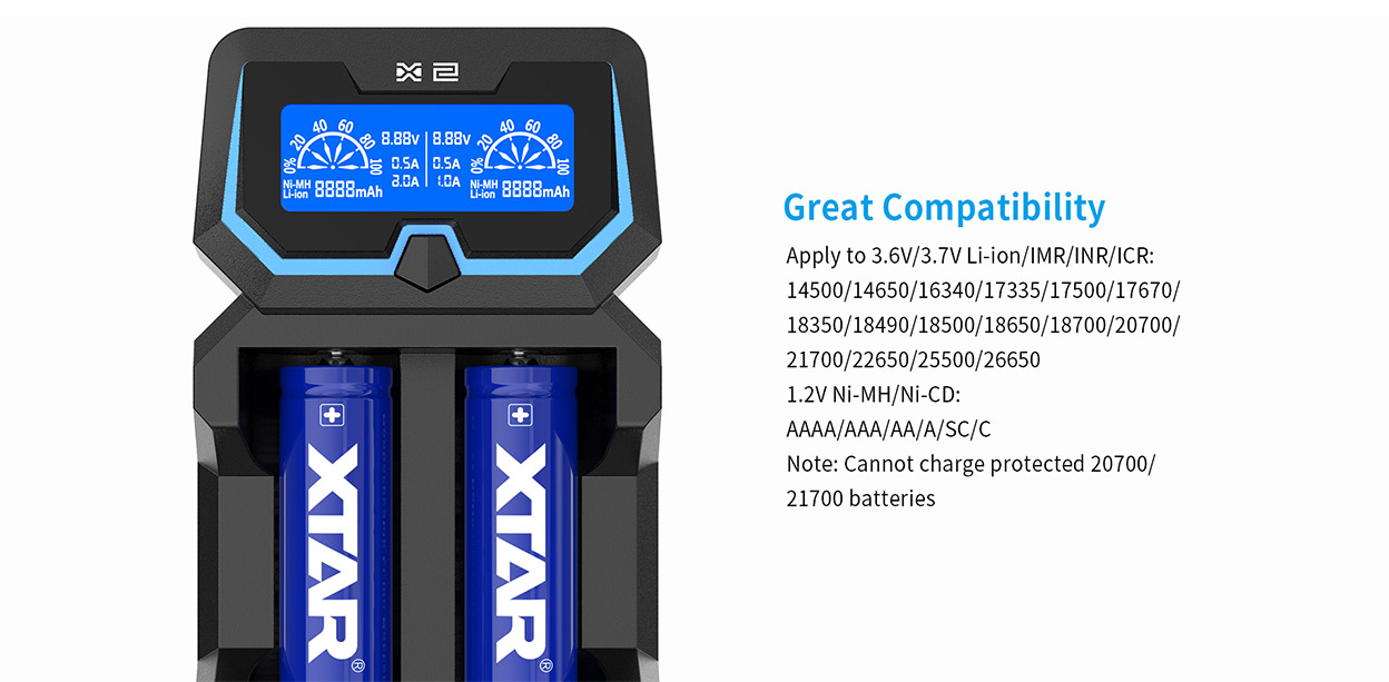 Xtar X2 Charger