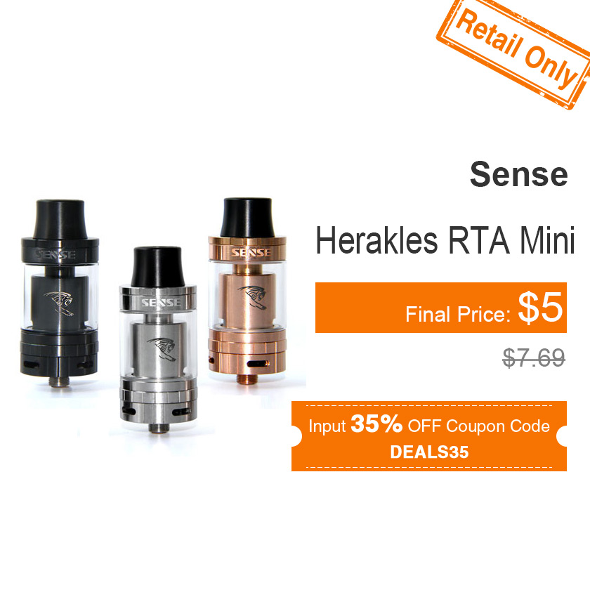 Sense Herakles RTA Mini Tank Atomizer 3ml