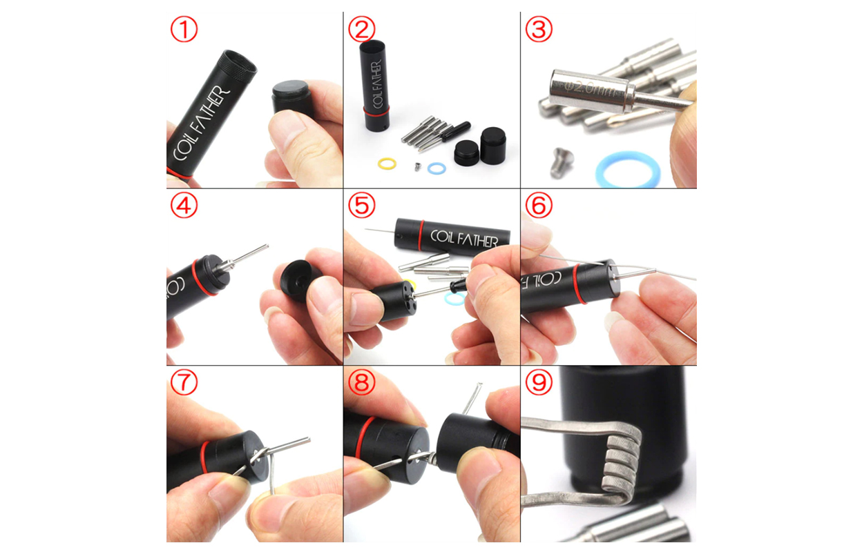 Coiling Kit V2 Vape Coil Jig