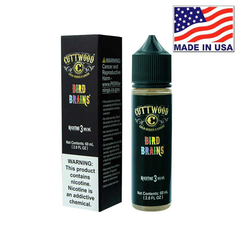 60ml Cuttwood Bird Brains E-Liquid