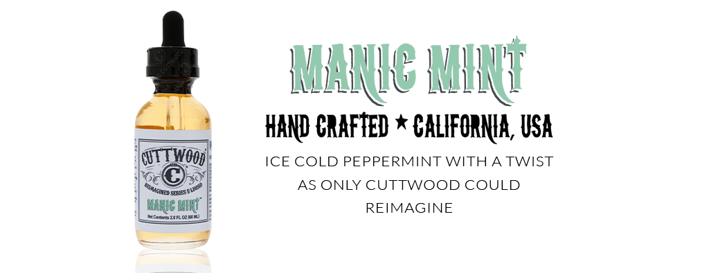 Cuttwood cuttwood manic Ejuice eliquid