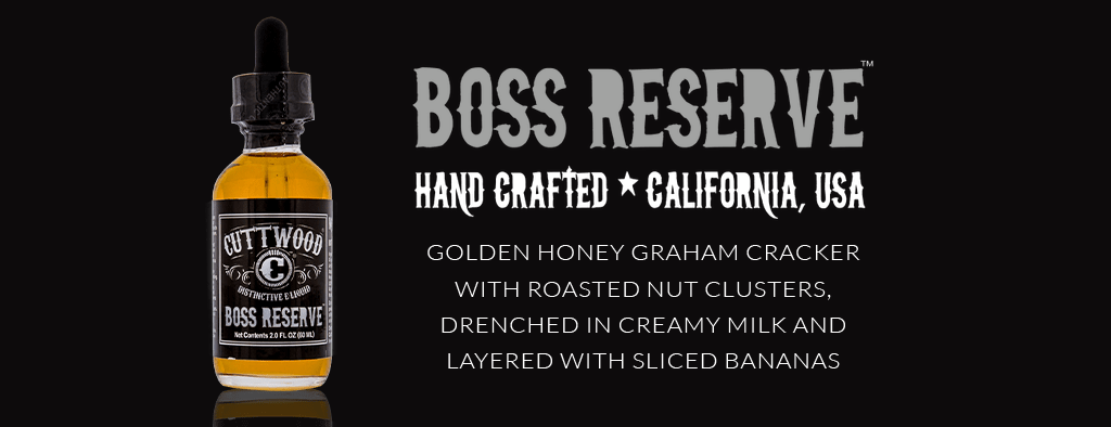 Cuttwood Boss Reserve Ejuice eliquid