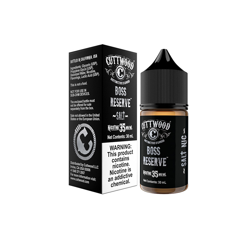 30ml Cuttwood Boss Reserve Salt E-liquid