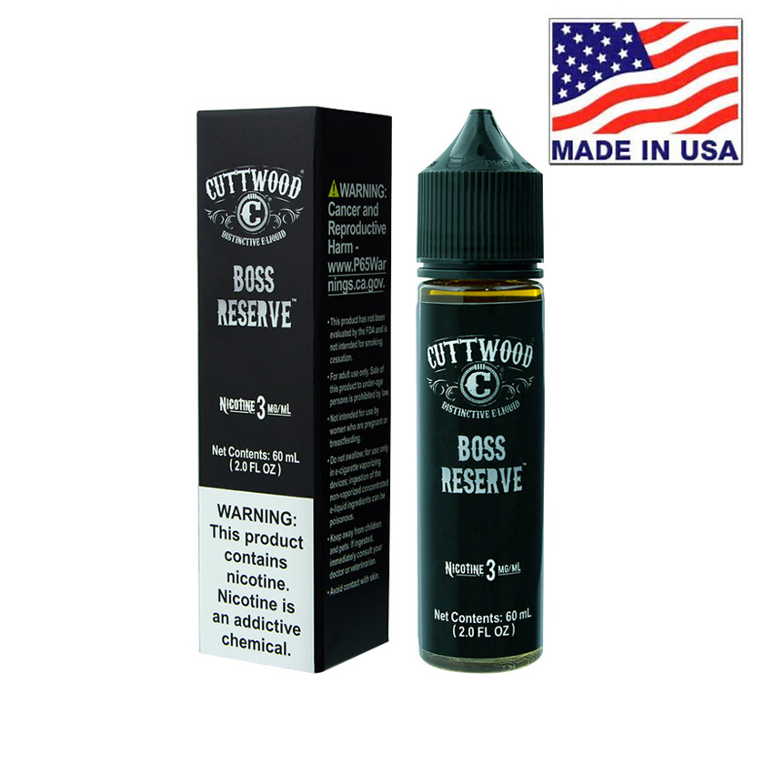 60ml Cuttwood Boss Reserve E-Liquid