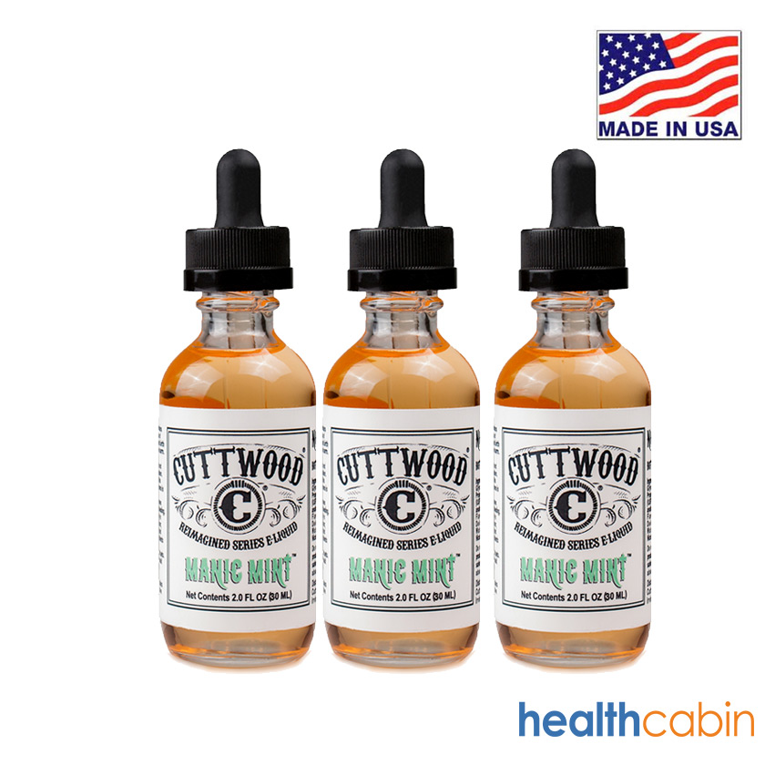 30ml x 3 Cuttwood Manic Mint E-Liquid