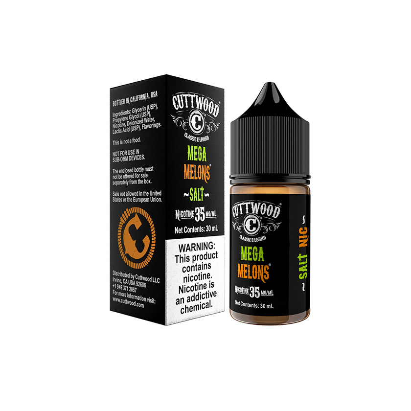 30ml Cuttwood Mega Melons  Salt E-liquid