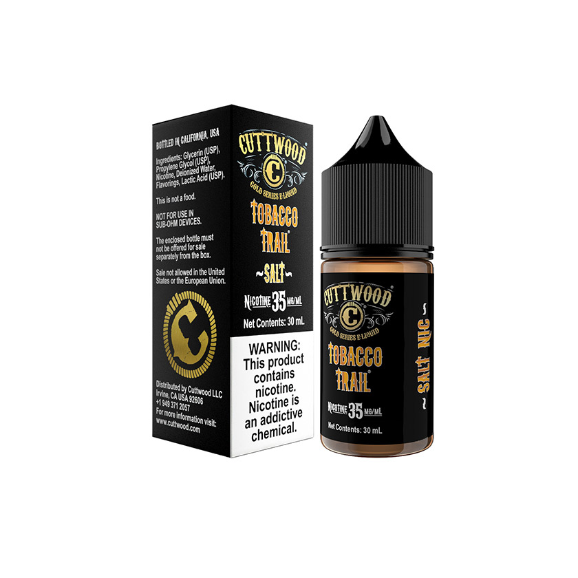 30ml Cuttwood Tobacco Trail Salt E-liquid