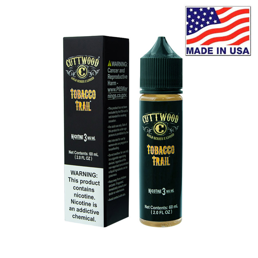 60ml Cuttwood Tobacco Trail E-Liquid