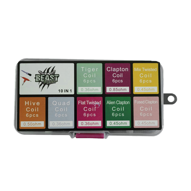 Demon Killer Beast Master 10 In 1 Pre-Built Coils (8*6pcs/pack)