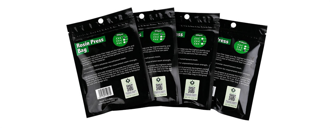 LTQ Vapor Rosin Press Bag