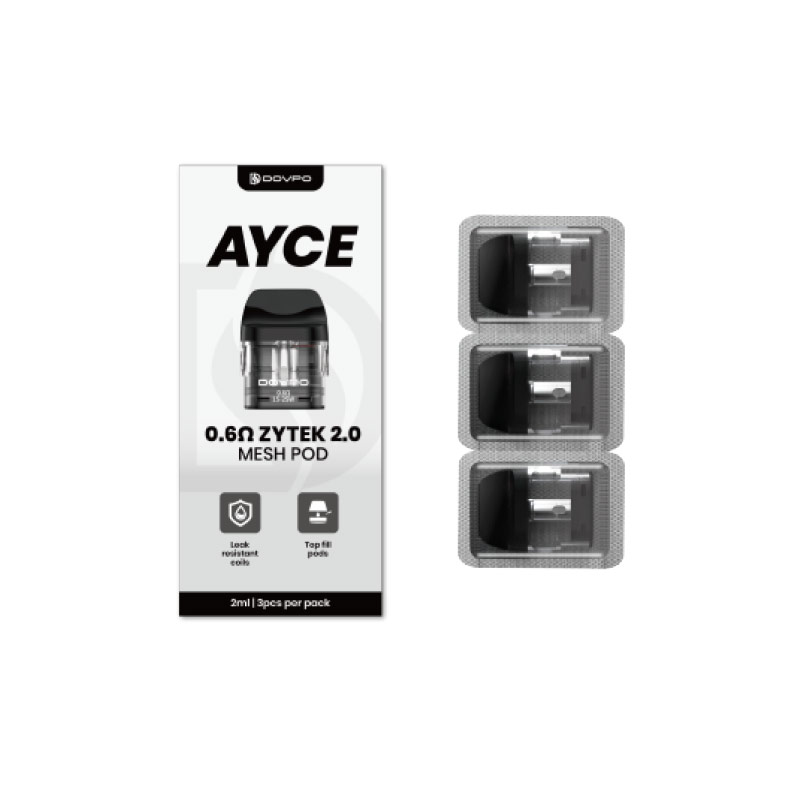 Dovpo Ayce ZYTEK 2.0 Mesh Pod Cartridge for Ayce Pro 2 / Ayce Mini 2 /Ayce Lite Kit 3ml/2ml (3pcs/pack) 