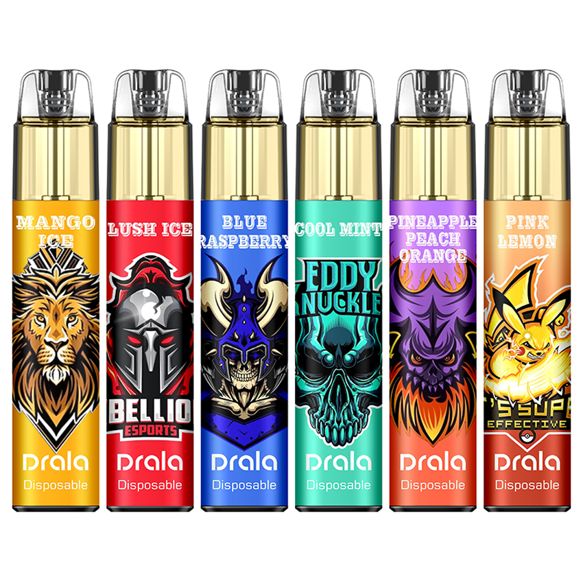 Drala Pro-S 3000 Puffs Lighting Rechargeable Disposable Kit with Pull & Play Design 700mAh 7ml