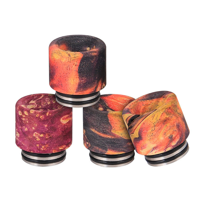 AVCT High-End Standard 810 Stabilized Wood Drip Tip with Stainless Steel