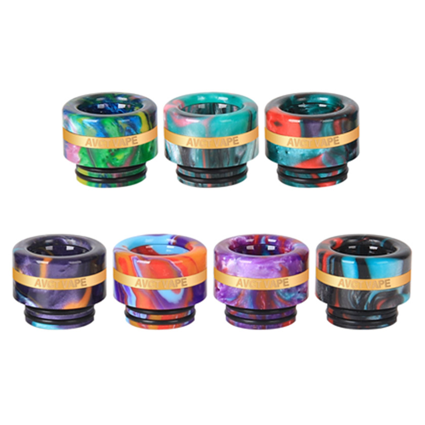 AVCT High-End Wide Bore 810 Resin Drip Tip with Stainless Steel
