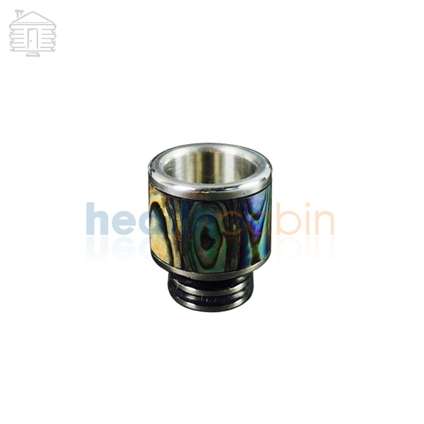 Colorful Abalone Shell 510 Wide Bore drip tip