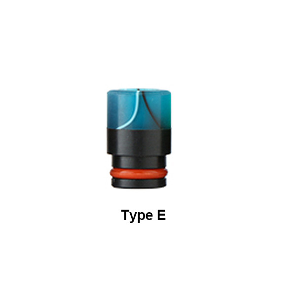 Type E Black Delrin 510 Drip Tip