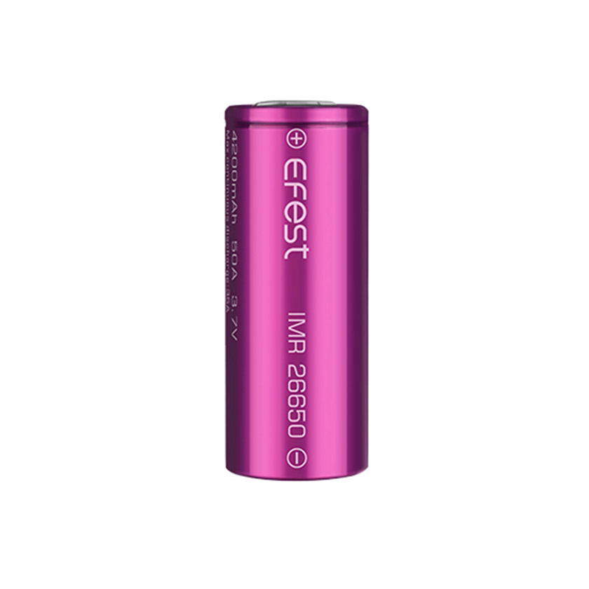 [AU Warehouse]Efest IMR 26650 4200mAh 50A Flat Top Li-ion Rechargeable Battery (2pcs/pack)