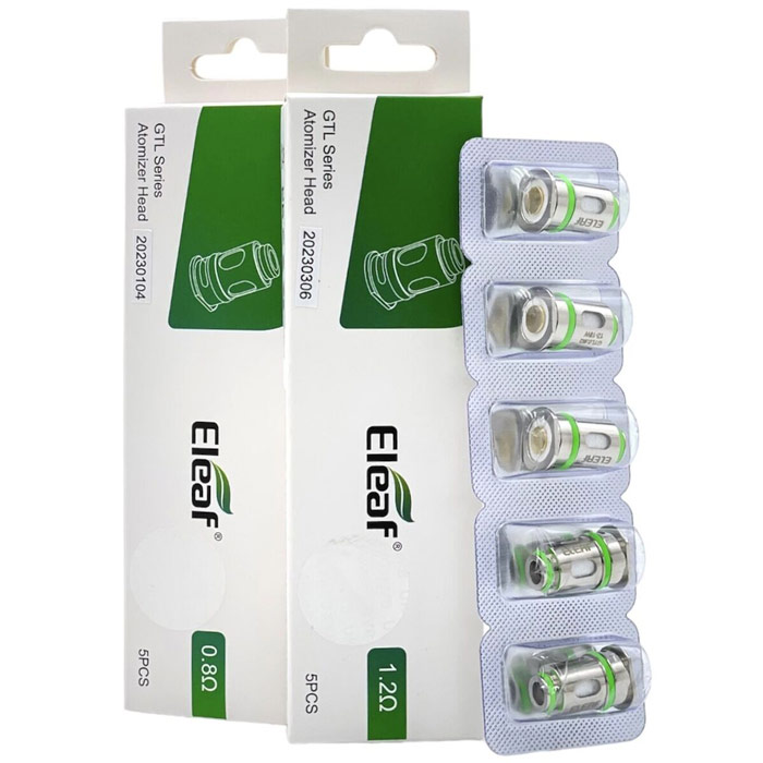 Eleaf GTL Coil Head for Glass Pen Kit, Pico Compaq Kit,iJust AIO Kit, iJust 3 Kit,iSOLO R Kit (5pcs/pack)