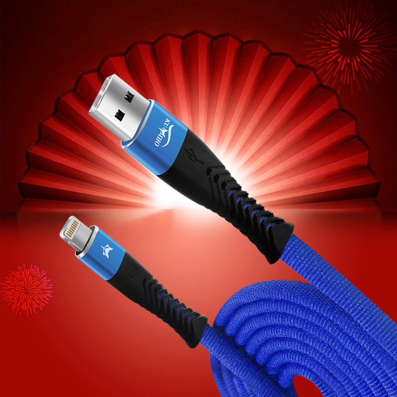 [Free Gift]Kuiho K2 Zn-alloy Lightning Fast Charge Sync Lightning Cable