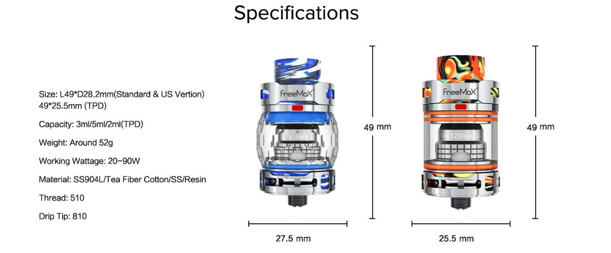 Freemax Fireluke 3 Sub Ohm Tank