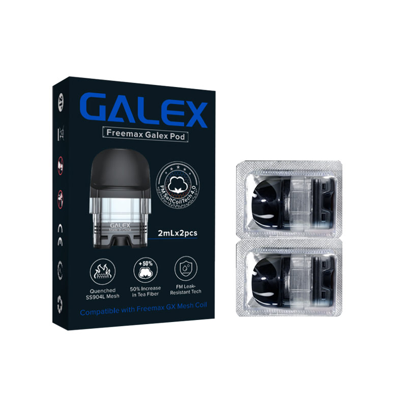 Freemax Galex Empty Pod Cartridge for Galex Nano Kit / Galex Kit / Galex Pro Kit / Galex V2 Kit / Galex Nano 2 Kit 2ml (2pcs/Pack)