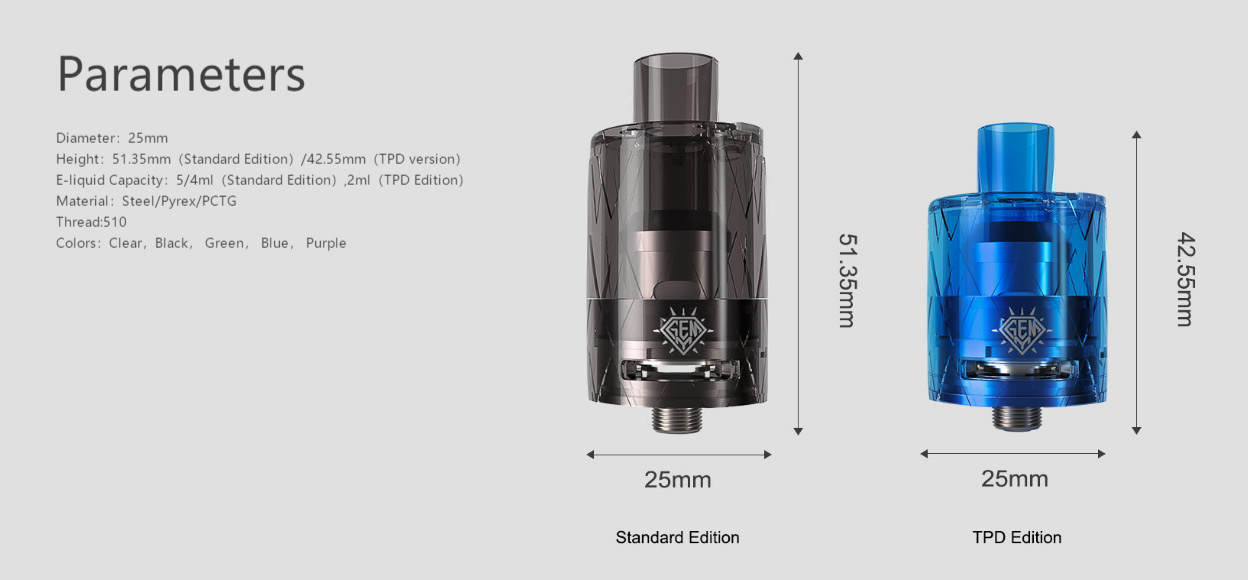 Freemax GEMM Disposable Tank