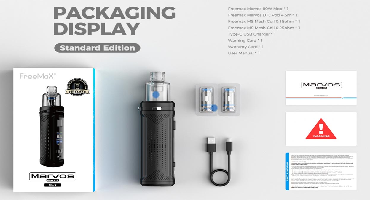 FreeMax Marvos 80W Kit