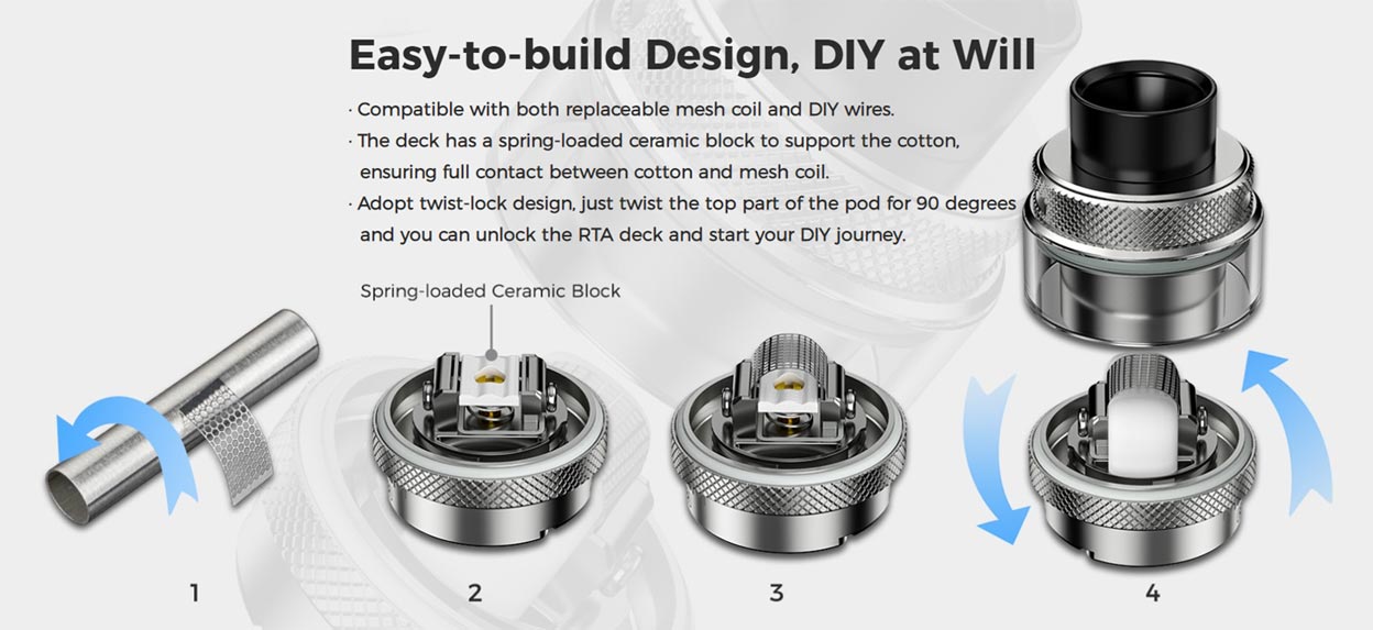 Freemax Marvos RTA Pod