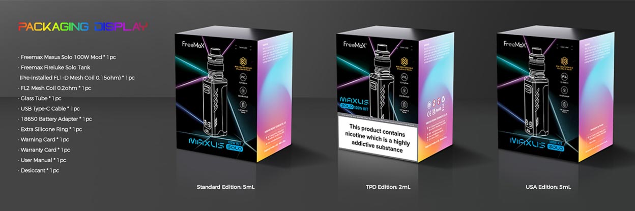 Freemax Maxus Solo Kit