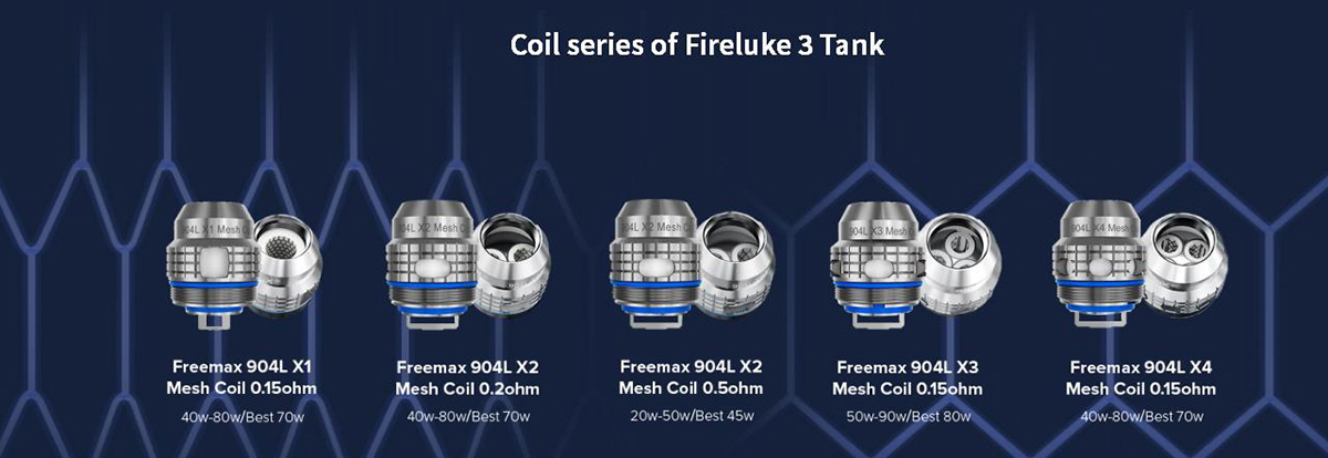 Freemax 904L X Mesh Coil