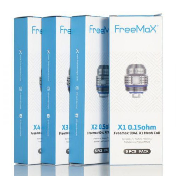 Freemax 904L X Mesh Coil for Fireluke 2,Fireluke 3,Twister Fireluke 2,Fireluke Mesh Tank,Maxluke Tank,Fireluke M Tank,Fireluke 4 Tank  (5pcs/pack)
