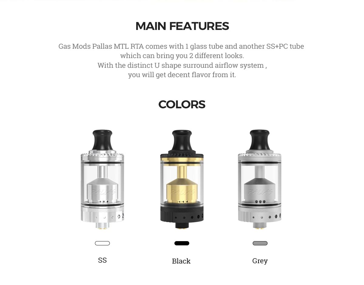 Gas Mods Pallas RTA