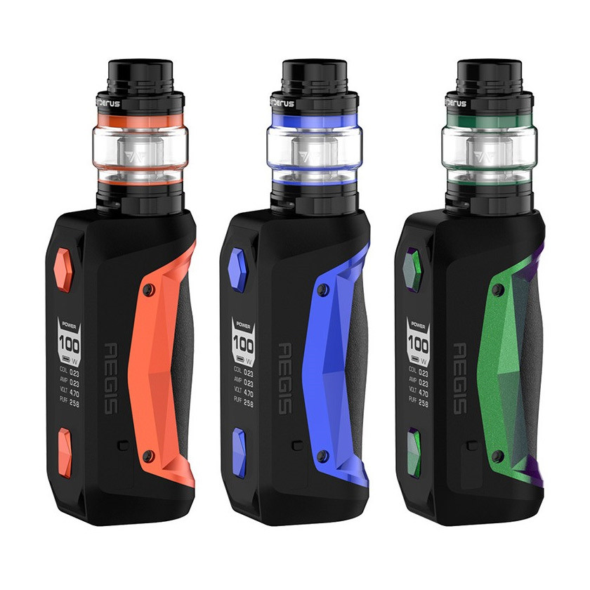 Geekvape Aegis Solo 100W Box Mod Kit with Cerberus Tank Atomizer 5.5ml