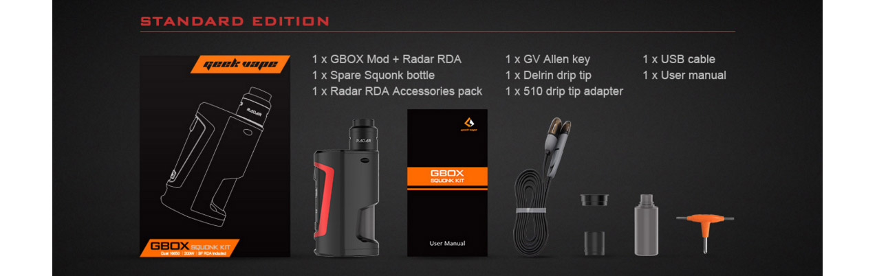 Geekvape Gbox Squonk Kit