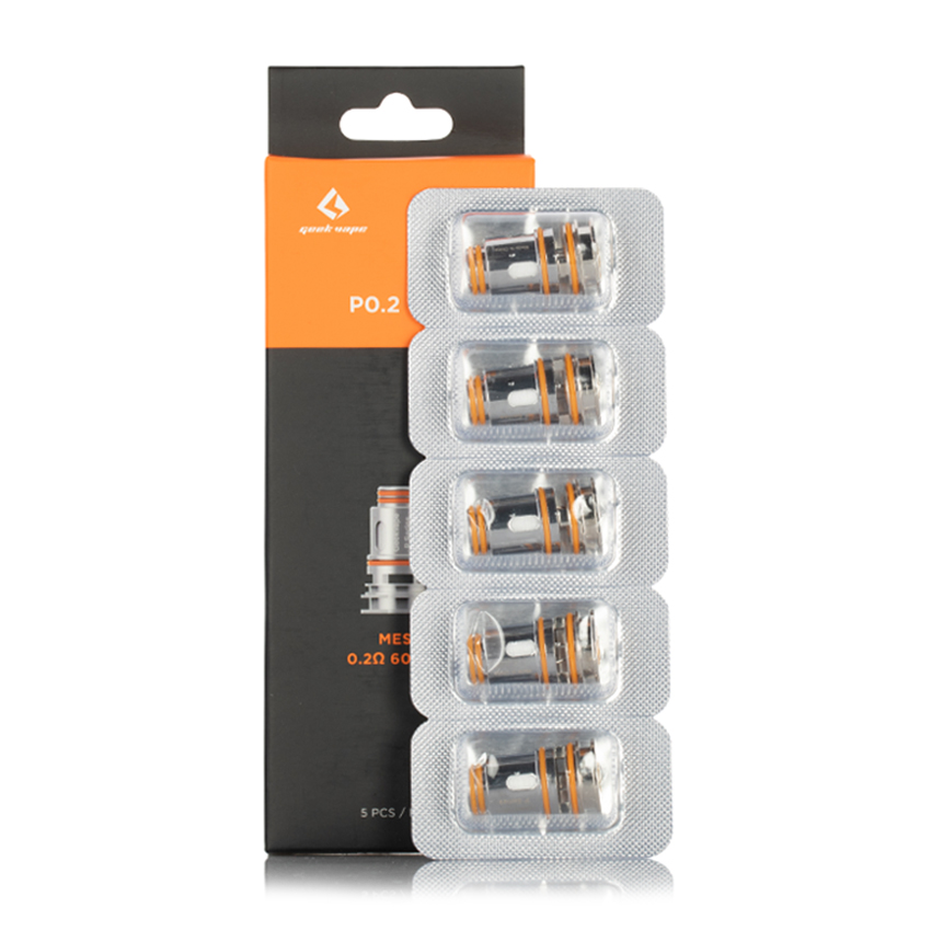 Geekvape P Series Coil for Aegis Boost Pro,Obelisk 60 Kit,B100 Kit,Z100C DNA Kit,E100 Kit,E100i Kit (5pcs/pack)